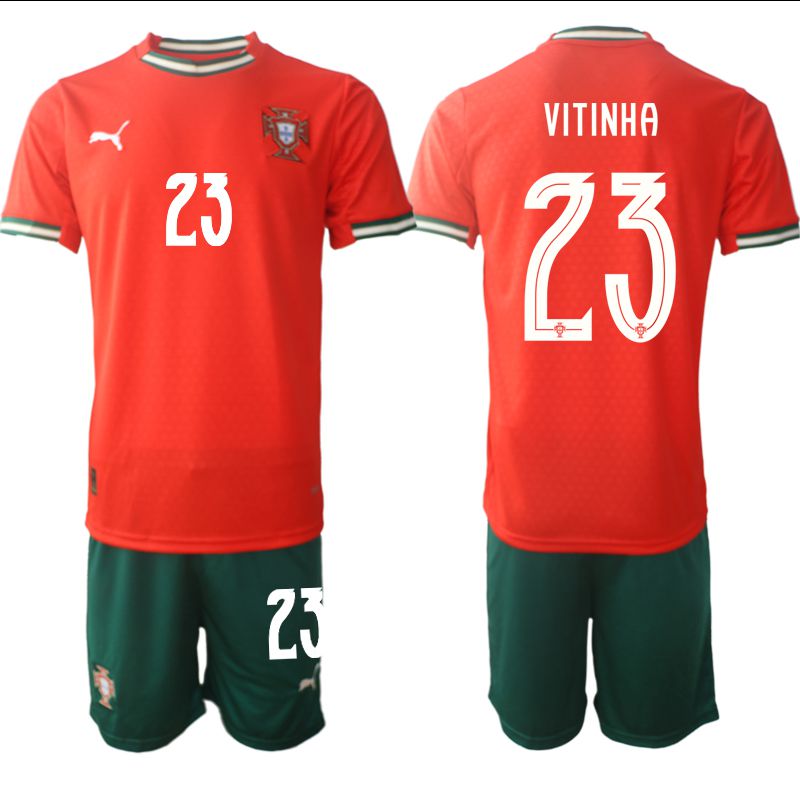Men 2025-2026 Season Portugal home red 23 Soccer Jersey